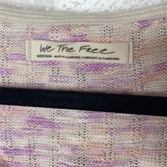 NWT Free People Spaced Out Long Sleeved Knit Top - Picture 5 of 10